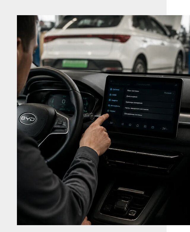 Русификация BYD E2 в Ноябрьске от 15094 р. | ФастМобиль-Нбс под ключ